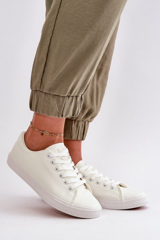 nööritavad Klassikalise mudeli vabaaja jalanõud valget värvi Misima