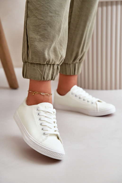 nööritavad Klassikalise mudeli vabaaja jalanõud valget värvi Misima