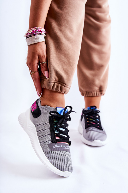 Sportliku stiiliga jalanõud Sneakers tüüpi jalanõud Halli värvi Klayra Sportliku stiiliga jalanõud Sneakers tüüpi jalanõud Halli värvi Klayra