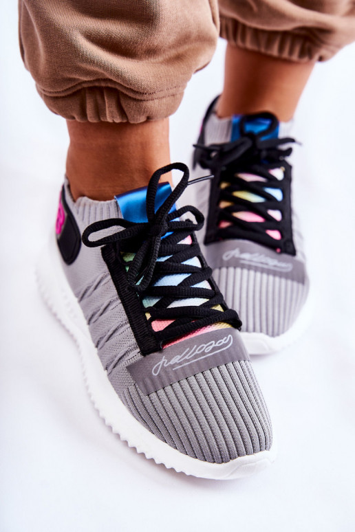 Sportliku stiiliga jalanõud Sneakers tüüpi jalanõud Halli värvi Klayra Sportliku stiiliga jalanõud Sneakers tüüpi jalanõud Halli värvi Klayra