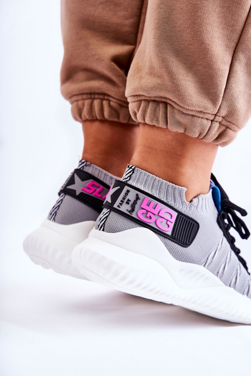 Sportliku stiiliga jalanõud Sneakers tüüpi jalanõud Halli värvi Klayra Sportliku stiiliga jalanõud Sneakers tüüpi jalanõud Halli värvi Klayra