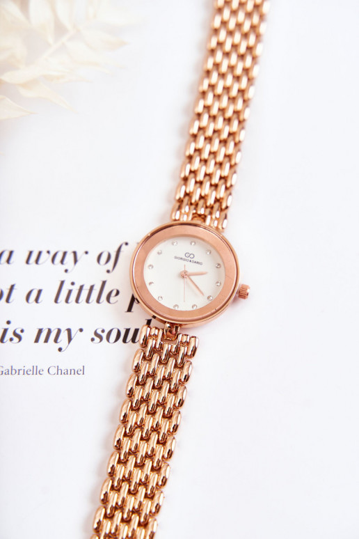 Naiste käekell Giorgio & Dario säravate kristallidega Kuldset värvi