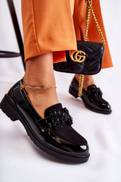 jalatsid Laque lipsukesega mustad Laurent