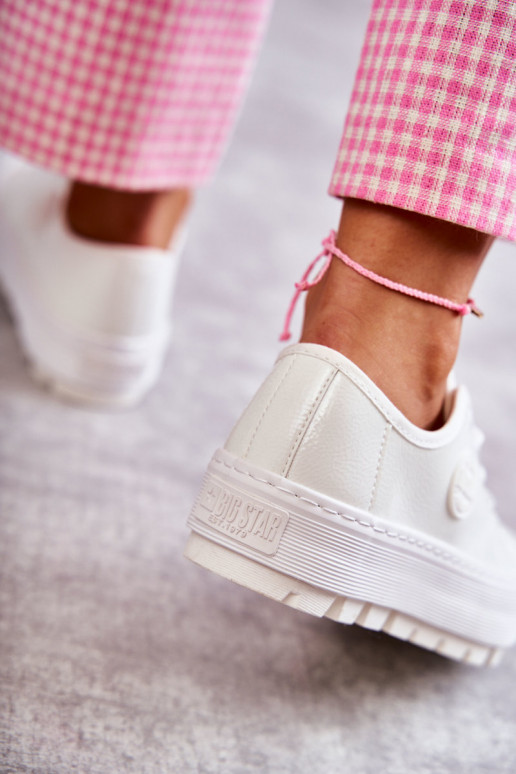 Moekad Laque vabaaja jalanõud Big Star KK274045 valget värvi