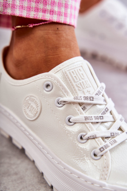 Moekad Laque vabaaja jalanõud Big Star KK274045 valget värvi