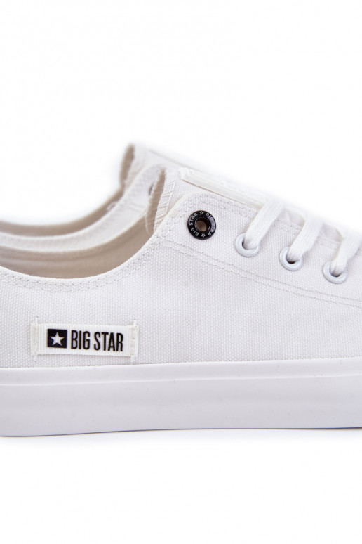 Riidest vabaaja jalanõud Big Star KK174006 valget värvi Riidest vabaaja jalanõud Big Star KK174006 valget värvi