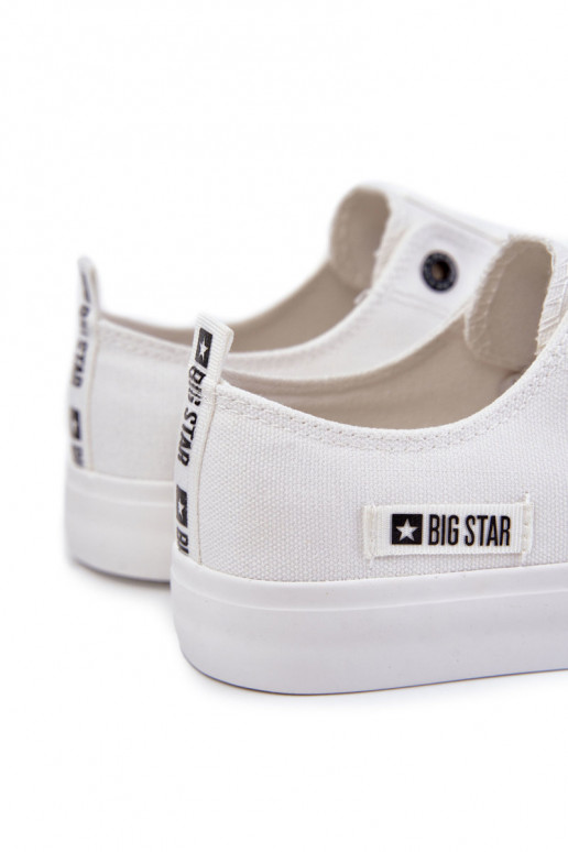 Riidest vabaaja jalanõud Big Star KK174006 valget värvi Riidest vabaaja jalanõud Big Star KK174006 valget värvi