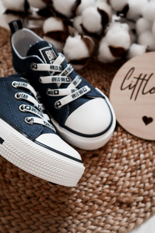 Laste jalanõud Riidest vabaaja jalanõud BIG STAR KK374070 tumesinist värvi Laste jalanõud Riidest vabaaja jalanõud BIG STAR KK374070 tumesinist värvi