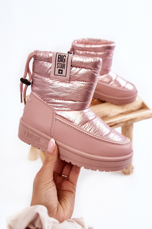 Nööpidega lumesaapad Big Star KK374219 Tumeroosad värvi Nööpidega lumesaapad Big Star KK374219 Tumeroosad värvi