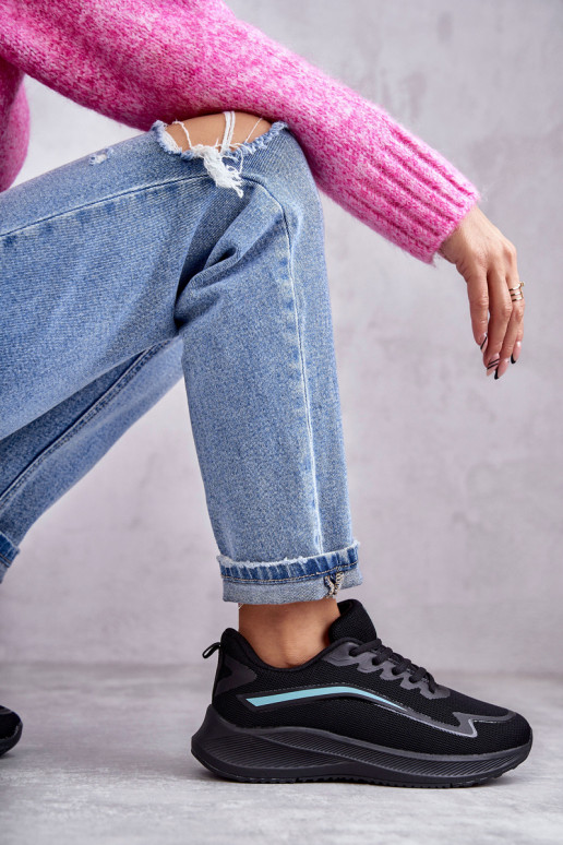 Moodsad spordijalatsid Sneakers tüüpi jalanõud mustad Ida Moodsad spordijalatsid Sneakers tüüpi jalanõud mustad Ida
