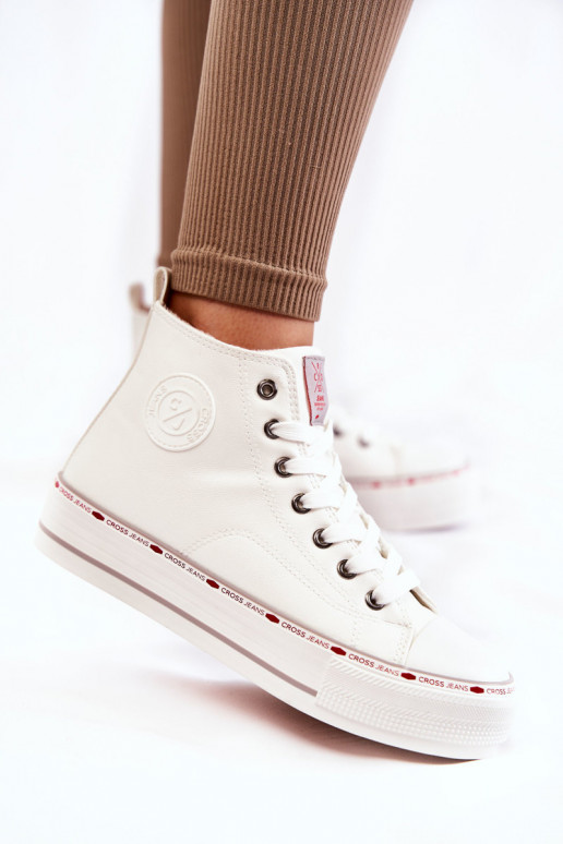 vabaajajalatsi Cross Jeans KK2R4044C valget värvi