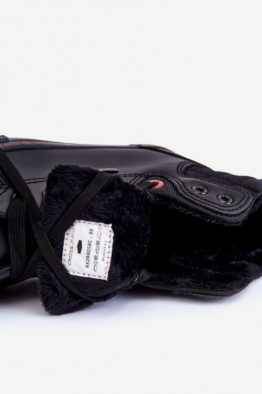vabaajajalatsi Cross Jeans KK2R4058C mustad vabaajajalatsi Cross Jeans KK2R4058C mustad