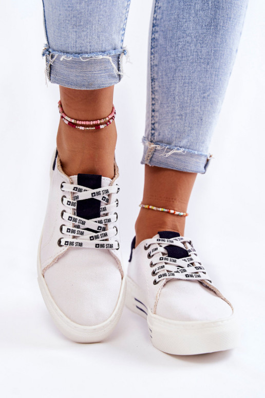 Naistesaapad Memory Foam System Big Star KK276002 valget värvi