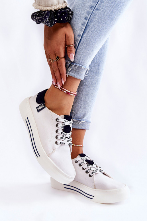 Naistesaapad Memory Foam System Big Star KK276002 valget värvi