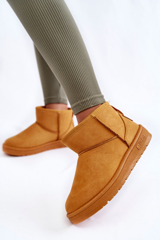 voodriga nööpidega lumesaapad Big Star KK274289 pruunid värvi