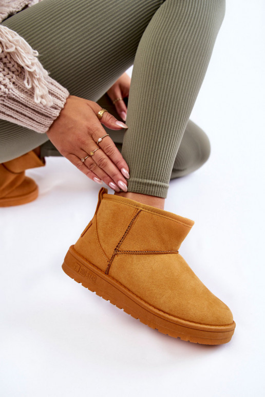 voodriga nööpidega lumesaapad Big Star KK274289 pruunid värvi