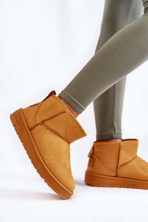 voodriga nööpidega lumesaapad Big Star KK274289 pruunid värvi