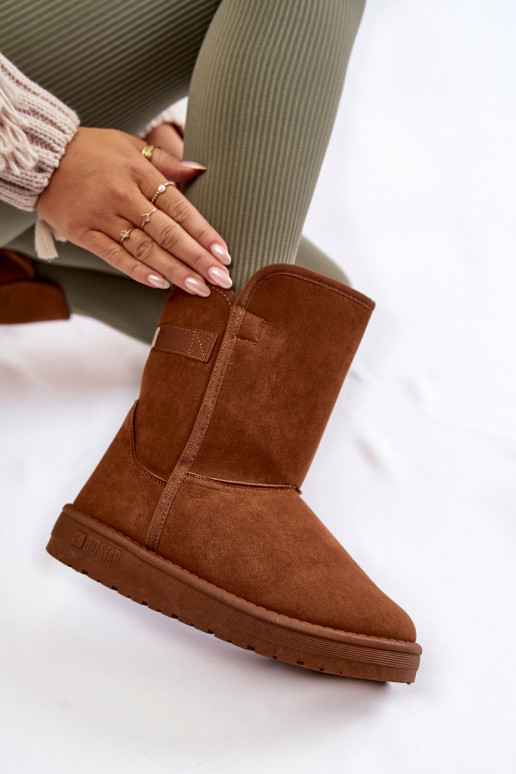 nööpidega lumesaapad Big Star KK274616 pruunid värvi