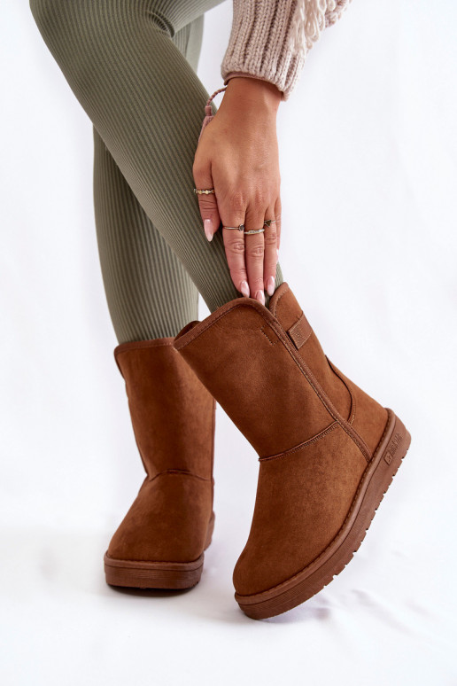 nööpidega lumesaapad Big Star KK274616 pruunid värvi