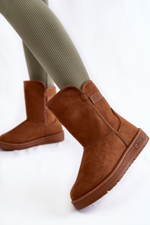 nööpidega lumesaapad Big Star KK274616 pruunid värvi