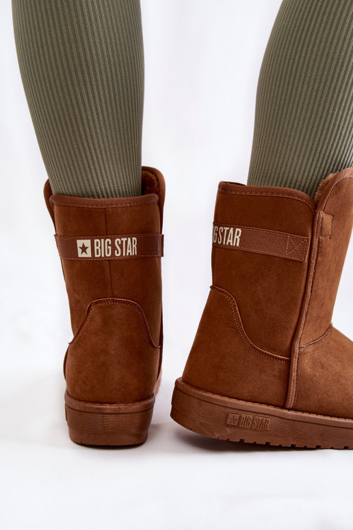 nööpidega lumesaapad Big Star KK274616 pruunid värvi