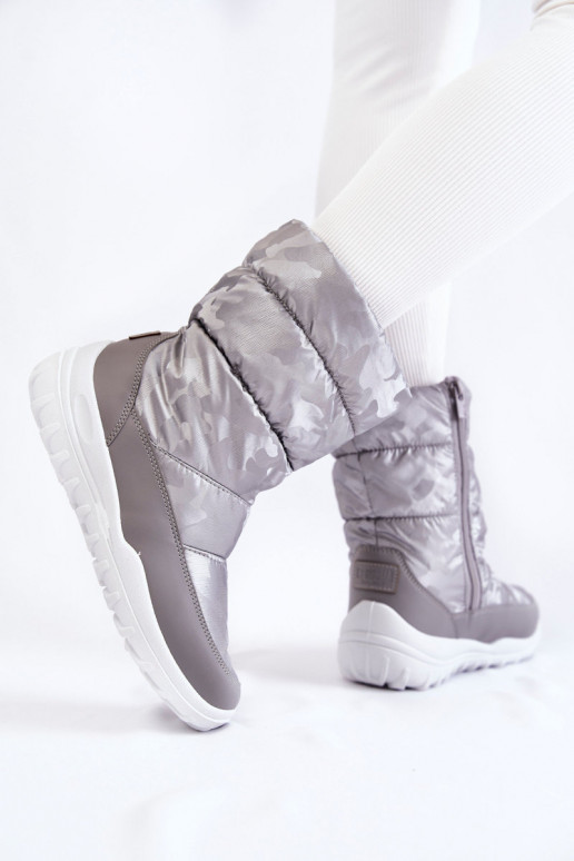 nööpidega lumesaapad Big Star KK274600 Halli värvi