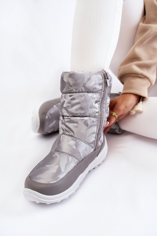 nööpidega lumesaapad Big Star KK274600 Halli värvi