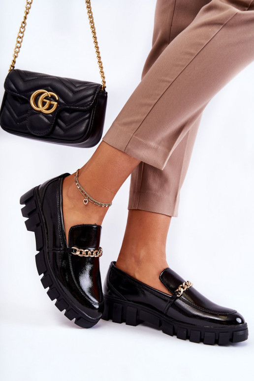 Laque jalatsid mustad Anne