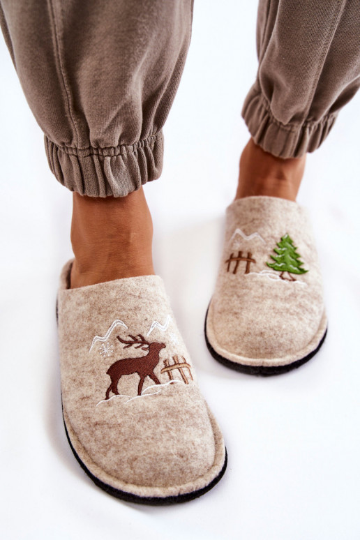 kodujalatsid sussid Big Star KK276016 beeži värvi