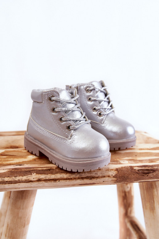 Laste jalanõud tõmblukuga Hõbedat värvi Dexter Laste jalanõud tõmblukuga Hõbedat värvi Dexter