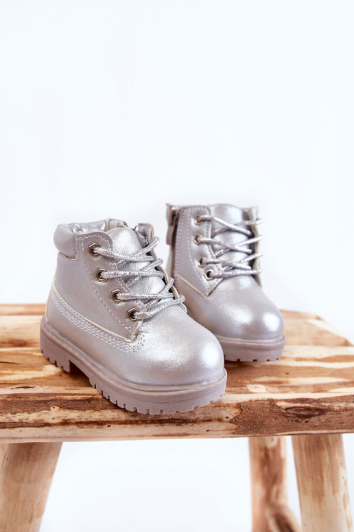 Laste jalanõud tõmblukuga Hõbedat värvi Dexter Laste jalanõud tõmblukuga Hõbedat värvi Dexter