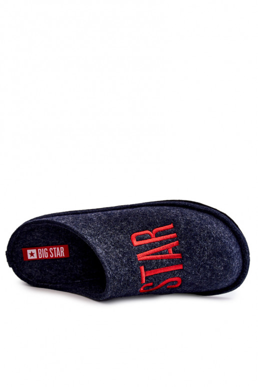 Klassikalised meeste sussid Big Star KK176002 tumesinist värvi