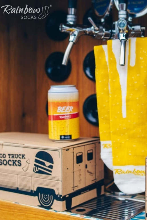 Sokid komplekt Food Truck Socks Box 3 paar