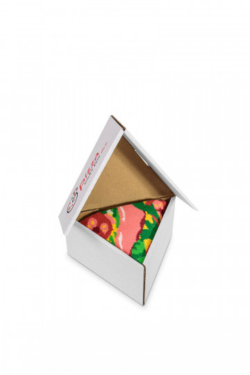 Vikerkaare sokid 1 paar Pizza