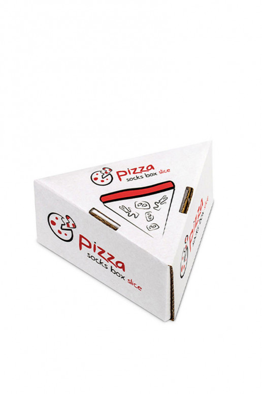 Vikerkaare sokid 1 paar Pizza