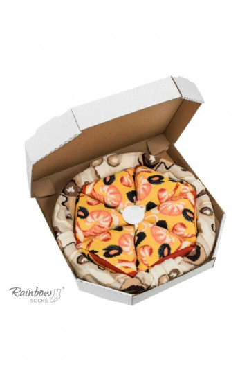 Vikerkaare sokid Pizza 4 paar