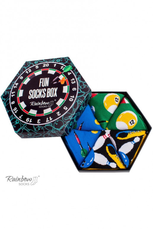 Vikerkaare sokid 3 paar