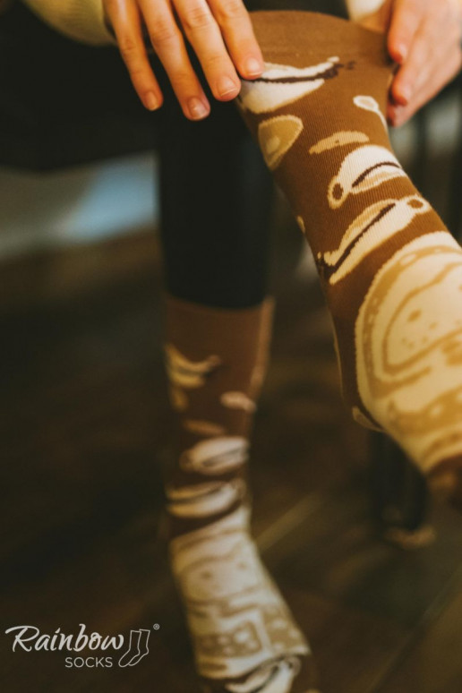 Vikerkaare sokid Cappuccino 1 paar