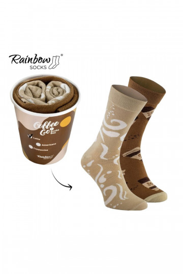 Vikerkaare sokid Caffe Latte 1 paar 2