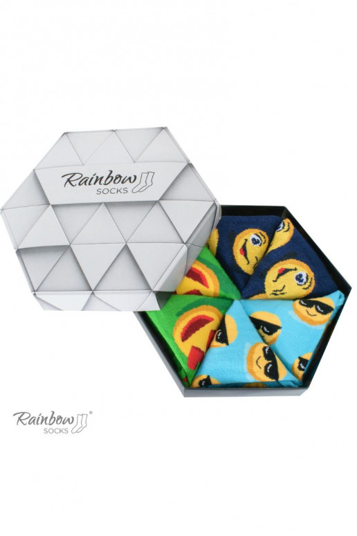 Vikerkaare sokid 3 paar