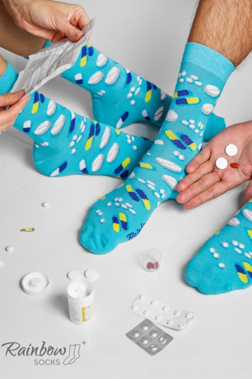 Vikerkaare sokid 3 paar