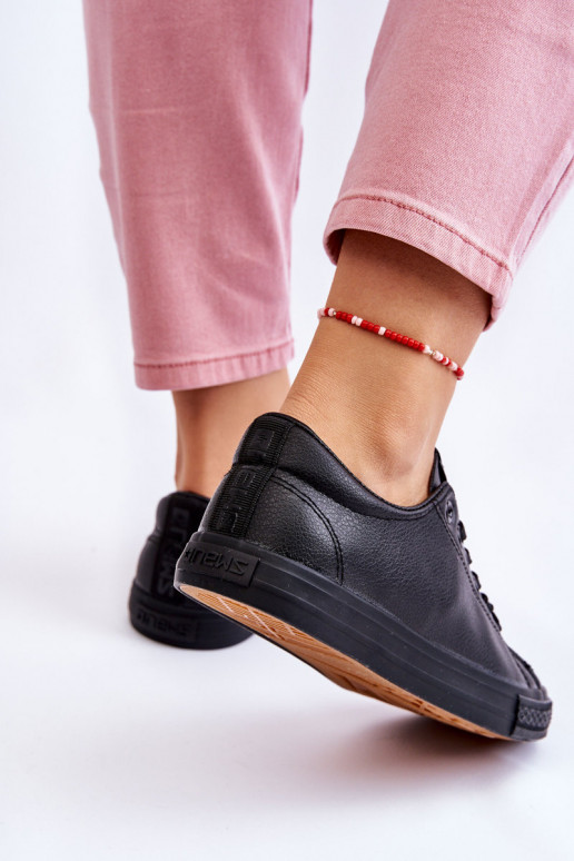 nööritavad Klassikalise mudeli vabaaja jalanõud mustad Misima