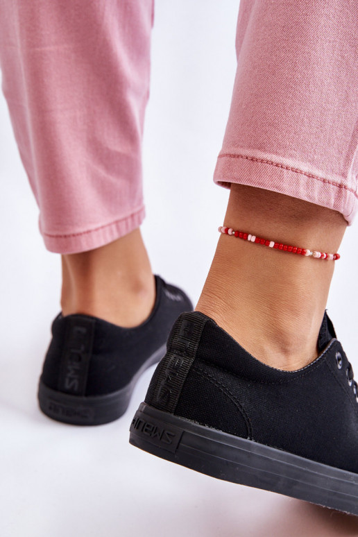 nööritavad Klassikalise mudeli vabaaja jalanõud mustad Eleya