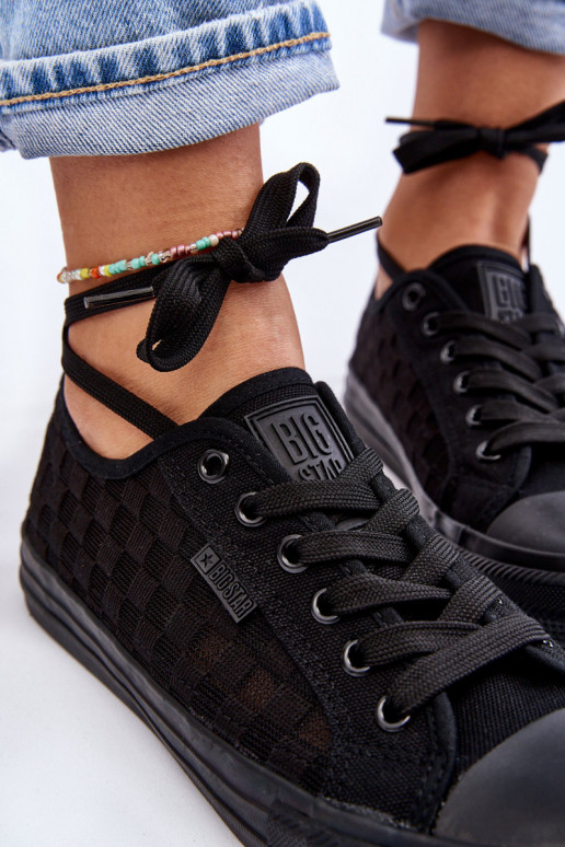 Klassikalise mudeli madalad tennised Big Star LL274072 mustad