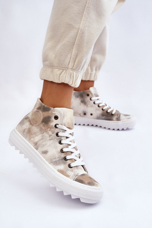 naiste saapad Big Star LL274047 Valget-Rohelist värvi