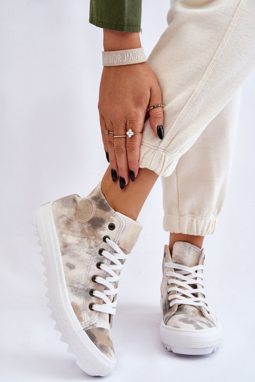 naiste saapad Big Star LL274047 Valget-Rohelist värvi