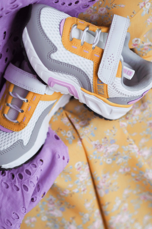 Lastejalatsid krõpsudega kinnitatav Big Star JJ374257 Valget-Kollased Lastejalatsid krõpsudega kinnitatav Big Star JJ374257 Valget-Kollased