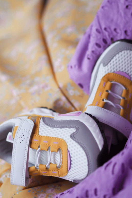 Lastejalatsid krõpsudega kinnitatav Big Star JJ374257 Valget-Kollased Lastejalatsid krõpsudega kinnitatav Big Star JJ374257 Valget-Kollased