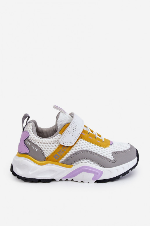 Lastejalatsid krõpsudega kinnitatav Big Star JJ374257 Valget-Kollased Lastejalatsid krõpsudega kinnitatav Big Star JJ374257 Valget-Kollased