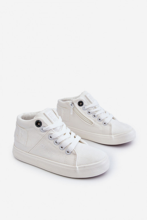 Laste jalanõud Klassikalise mudeli vabaajajalatsi Big Star LL374002 valget värvi Laste jalanõud Klassikalise mudeli vabaajajalatsi Big Star LL374002 valget värvi